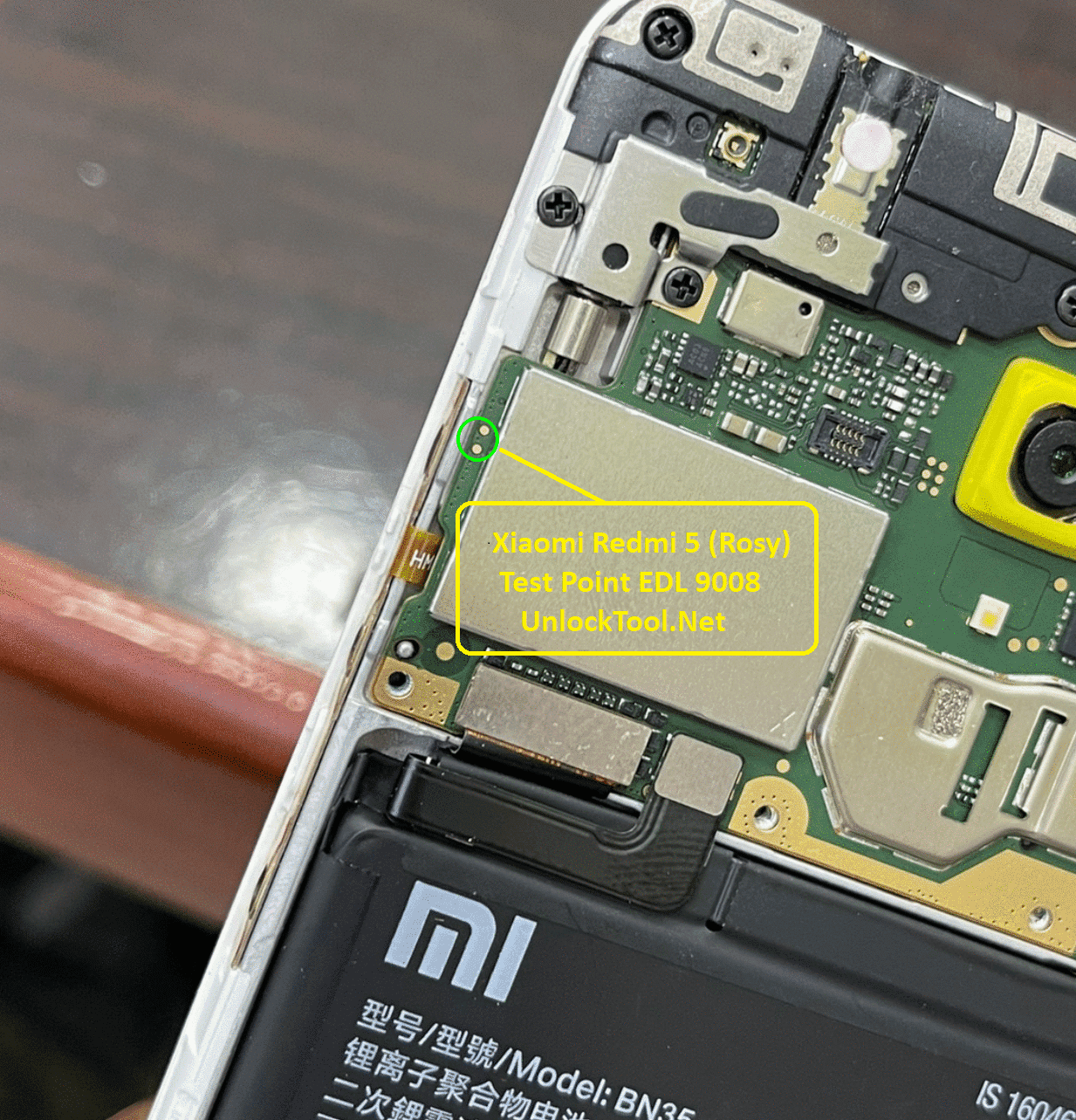 Xiaomi Redmi 5 Test Point / EDL Point